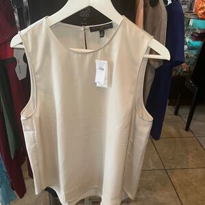 Banana Republic Cream Boxy Tank Top